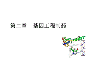 【教学课件】第二章基因工程制药.ppt