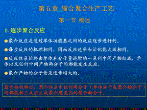 《缩合聚合生产工艺》PPT课件.ppt