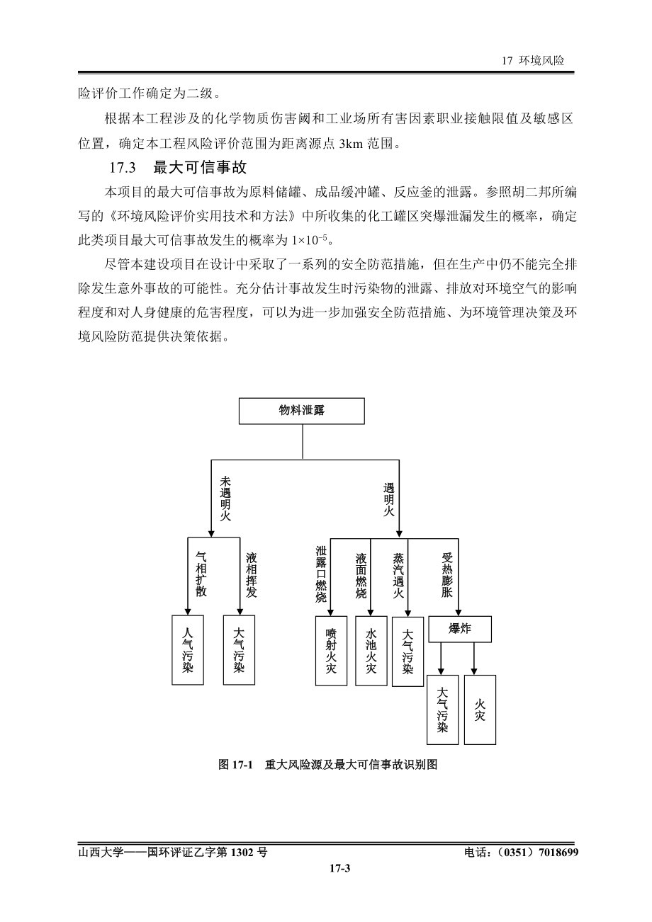 萘系高效减水剂生产线17风险专题环评报告.doc_第3页