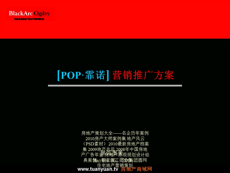 【住宅地产营销策划】黑弧奥美成都POP霏诺营销推广方案.ppt_第3页