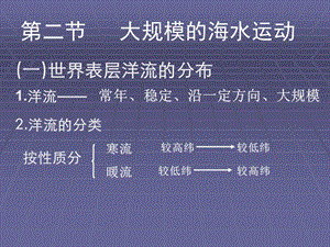 【教学课件】第二节大规模的海水运动.ppt