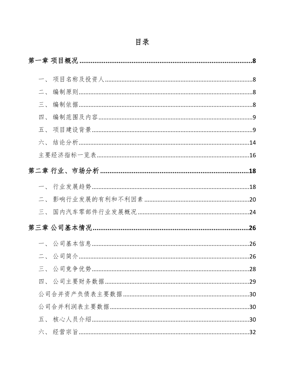 厦门汽车线束项目可行性研究报告.docx_第2页