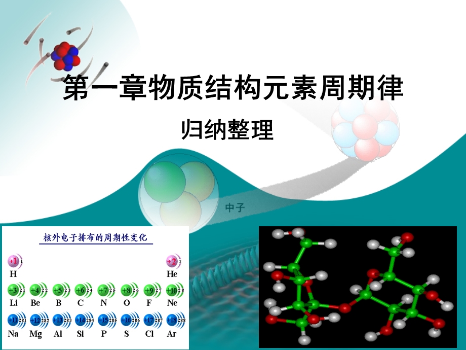 【教学课件】第一章物质结构元素周期律.ppt_第1页