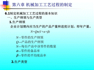 【教学课件】第六章机械加工工艺过程的制定.ppt