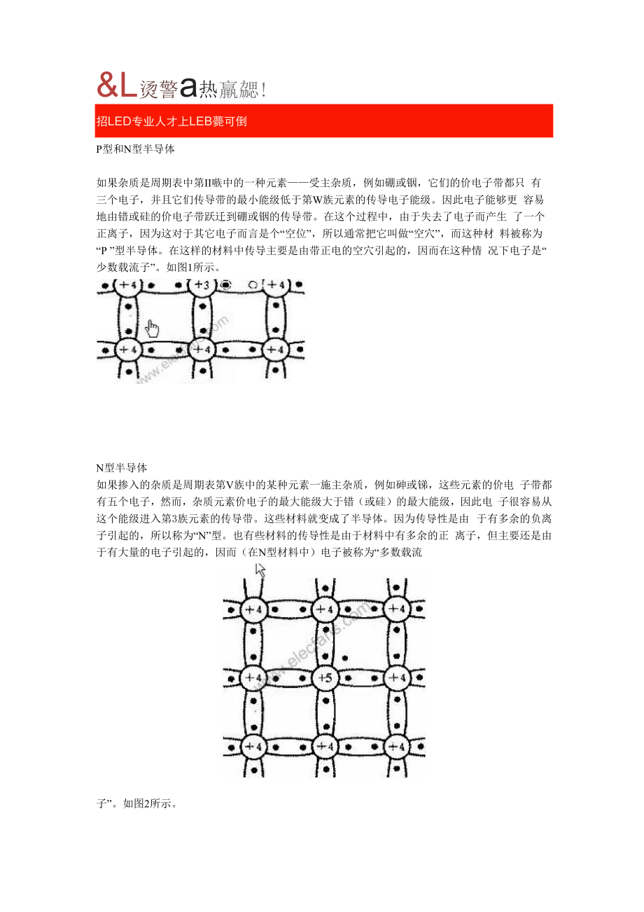 p型和N型半导体.docx_第1页