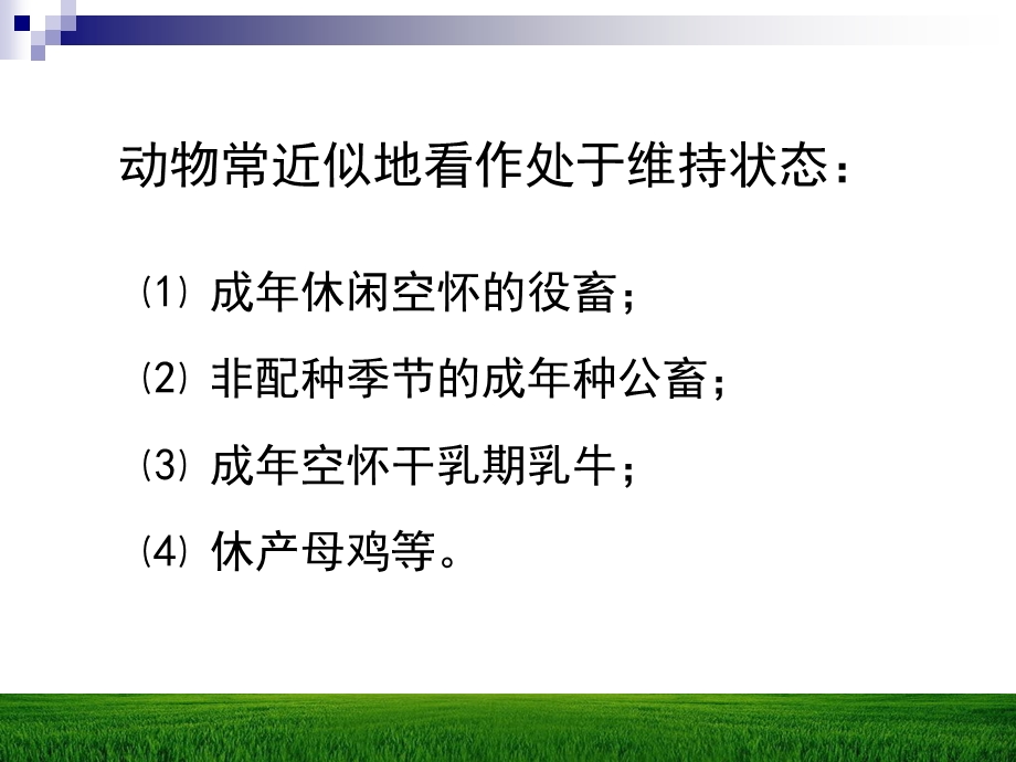 【教学课件】第十一章动物的维持营养需要.ppt_第3页