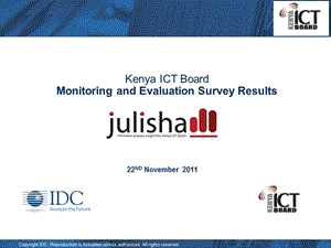 肯尼亚ICT行业市场调查报告英文.ppt