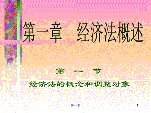 一节经济法概念和调整对象.ppt