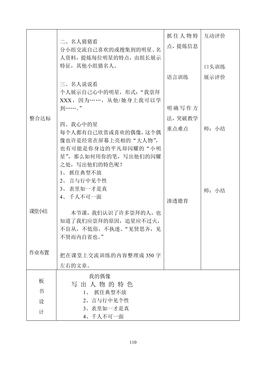 路菲：”我的偶像“作文指导课教学设计.doc_第2页