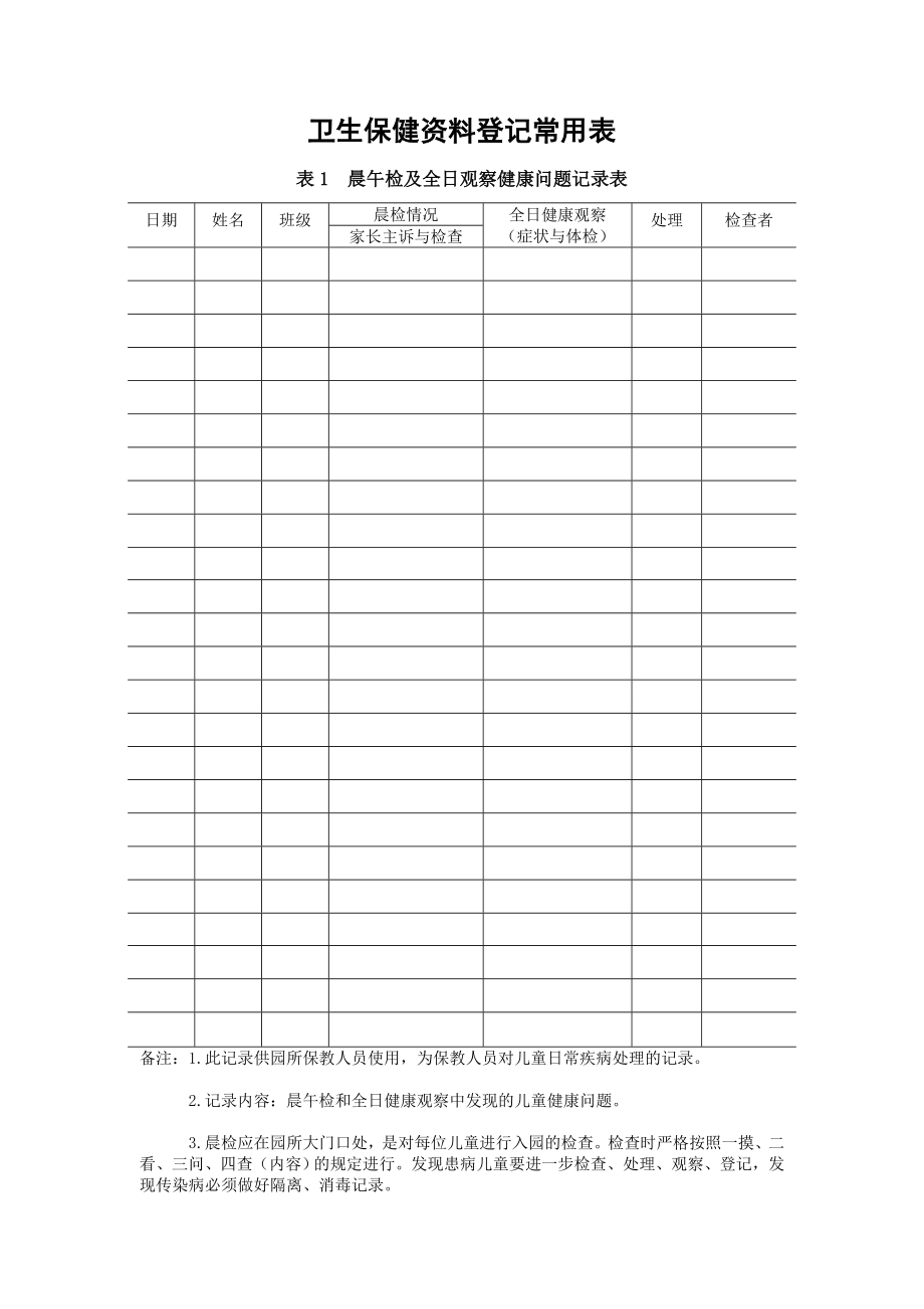 卫生保健资料登记常用表4(1)分析.doc_第1页
