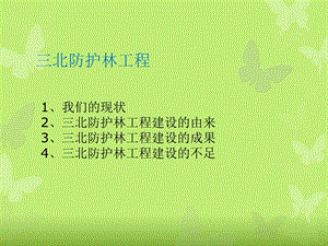 三北防护林简介.ppt