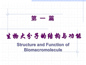 第章蛋白质ppt课件.ppt