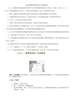 Excel数据透视表使用方法精要12点.docx