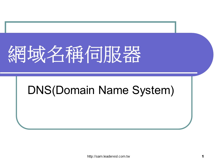 《網域名稱伺服器》PPT课件.ppt_第1页