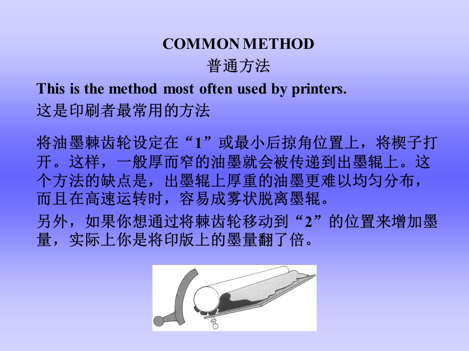 要让墨斗以恒定的量为印版提供油墨设置方法课件.ppt_第2页