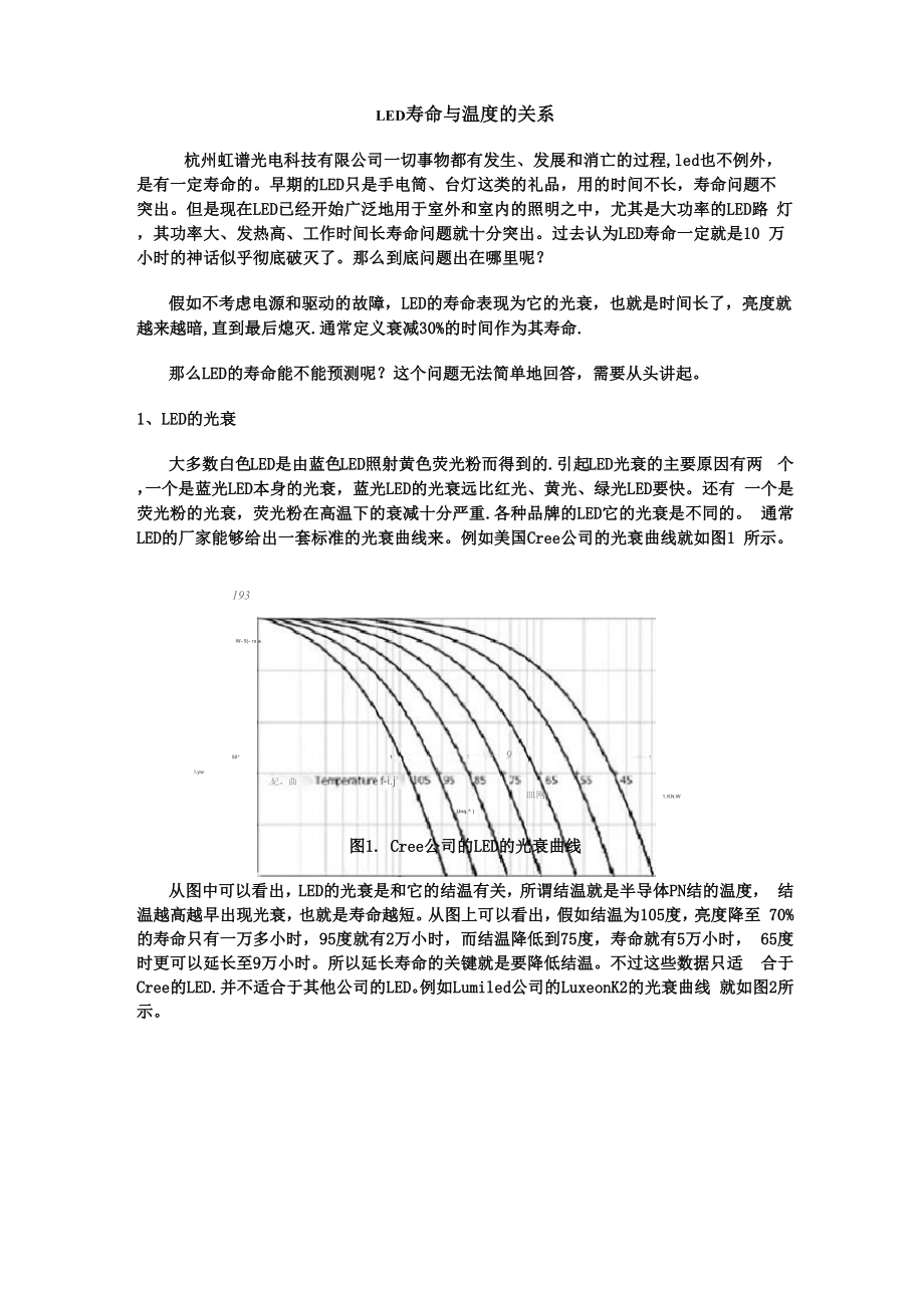 LED寿命与温度的关系.docx_第1页