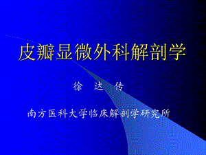 外科普通外科皮瓣显微外科.ppt