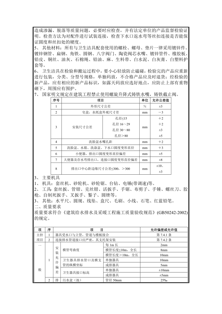 卫生洁具安装技术交底全解.doc_第2页