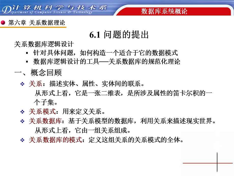 【教学课件】第六章关系数据理论.ppt_第2页