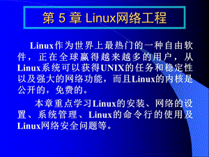 第5章Linux网络工程.ppt