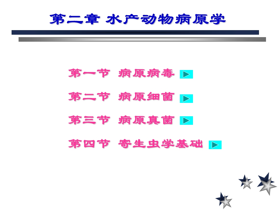 【教学课件】第二章水产动物病原学.ppt_第1页