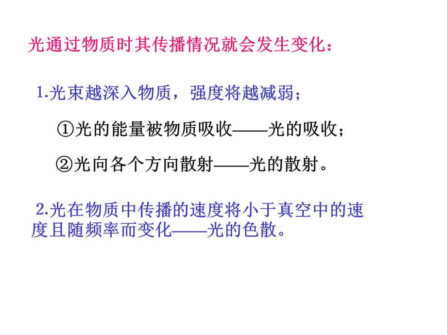 第六章光的吸收、散射和色散.ppt_第2页