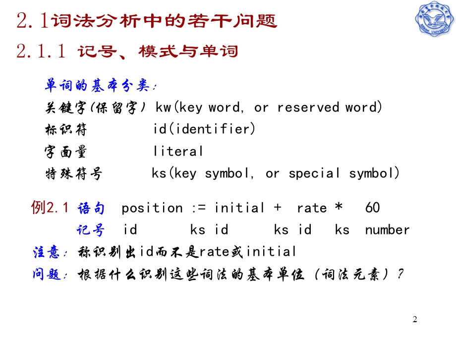 【教学课件】第二章词法分析.ppt_第2页