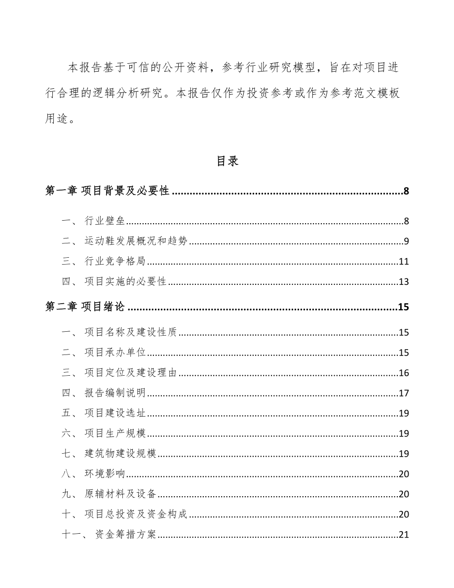 厦门关于成立鞋材公司可行性研究报告模板.docx_第2页