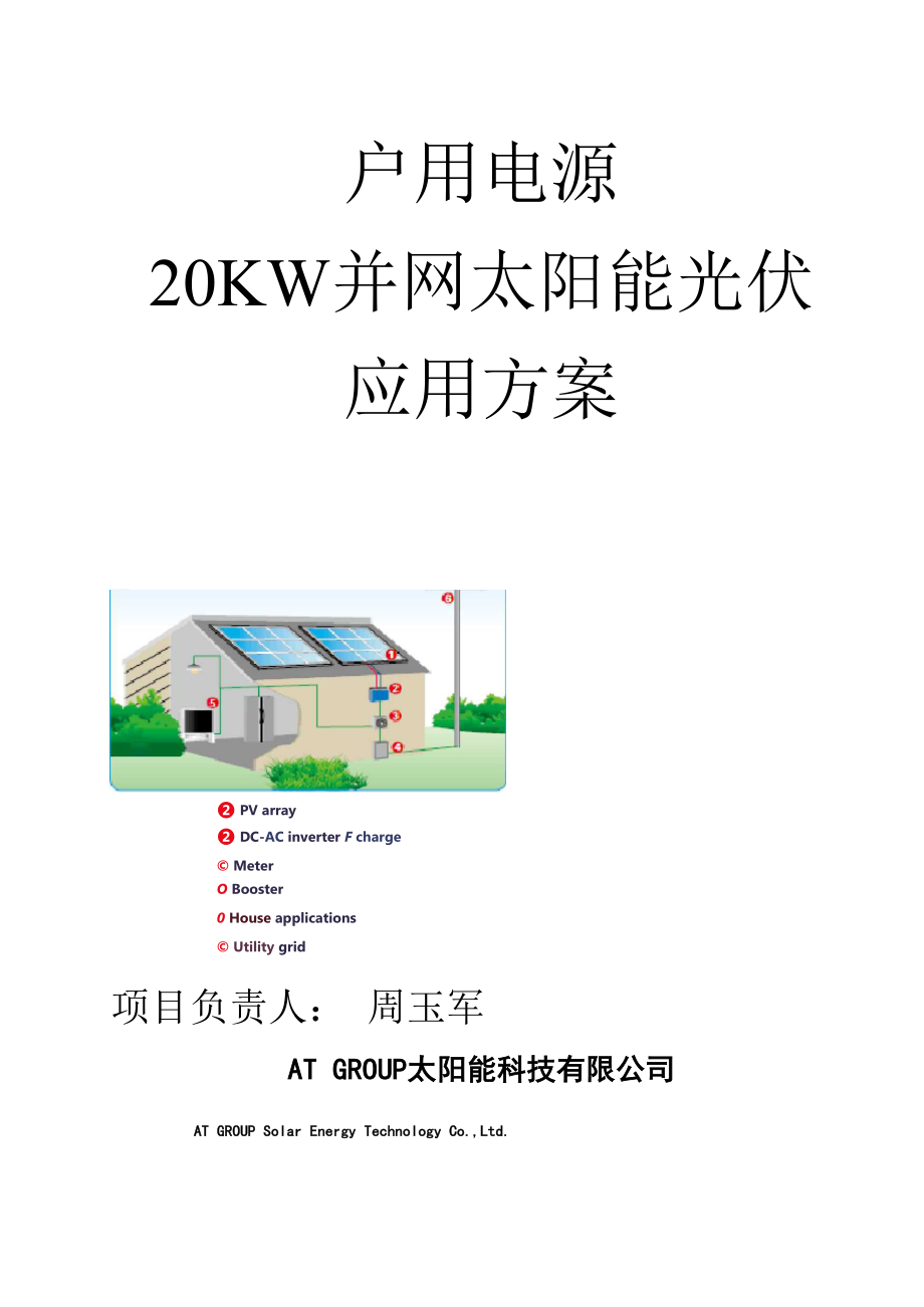 20KW并网光伏太阳能电站方案.docx_第1页