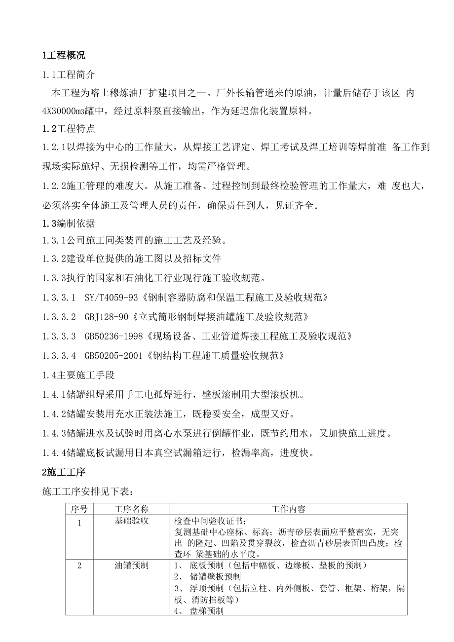 30000立方米罐施工技术措施.docx_第1页