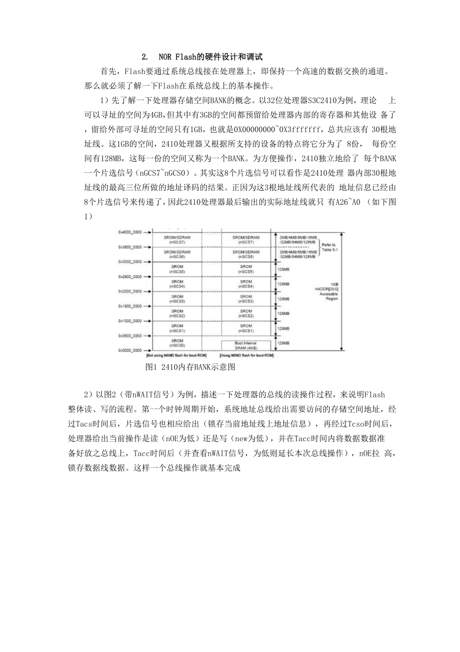 FLASH的类型,结构,比较,驱动编写.docx_第2页