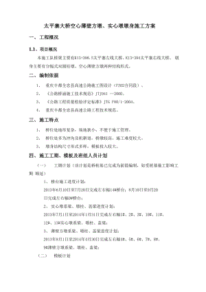 B1空心墩、方柱墩墩身施工方案.docx