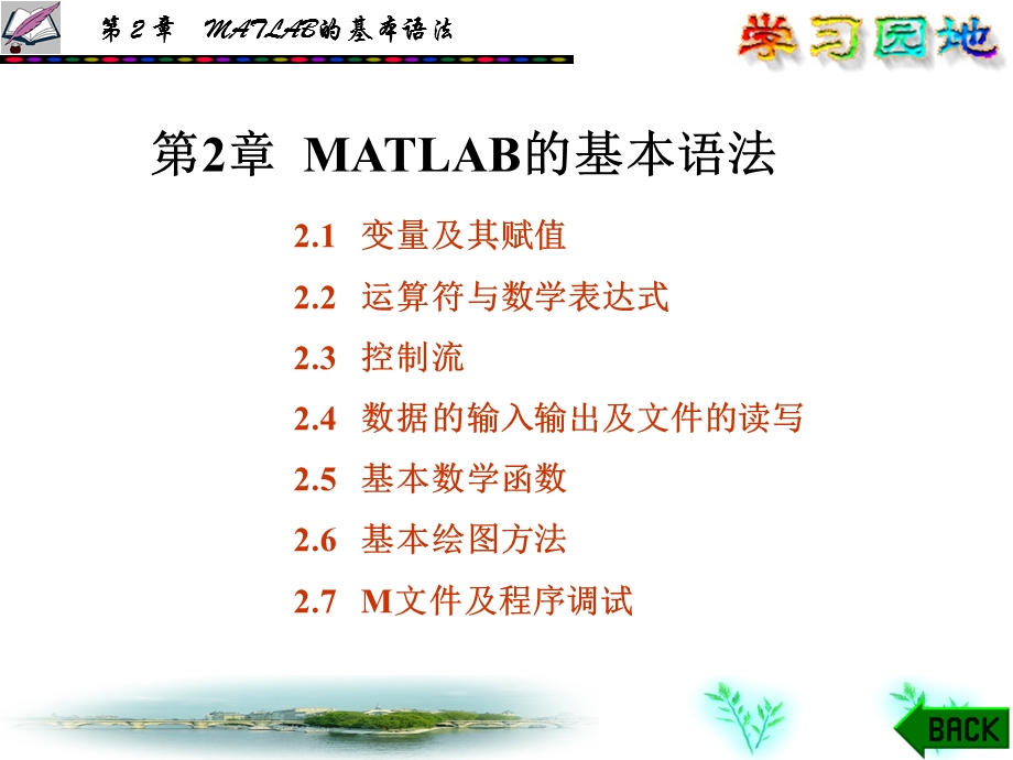 【教学课件】第2章MATLAB的基本语法.ppt_第1页