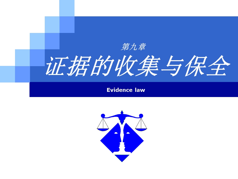 【教学课件】第九章证据的收集与保全.ppt_第1页