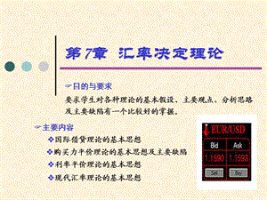 【教学课件】第7章汇率决定理论.ppt