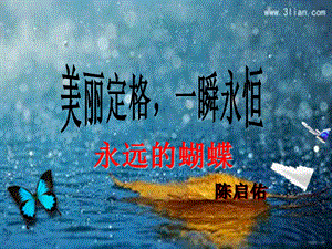 《永远的蝴蝶》说课课件修改.ppt