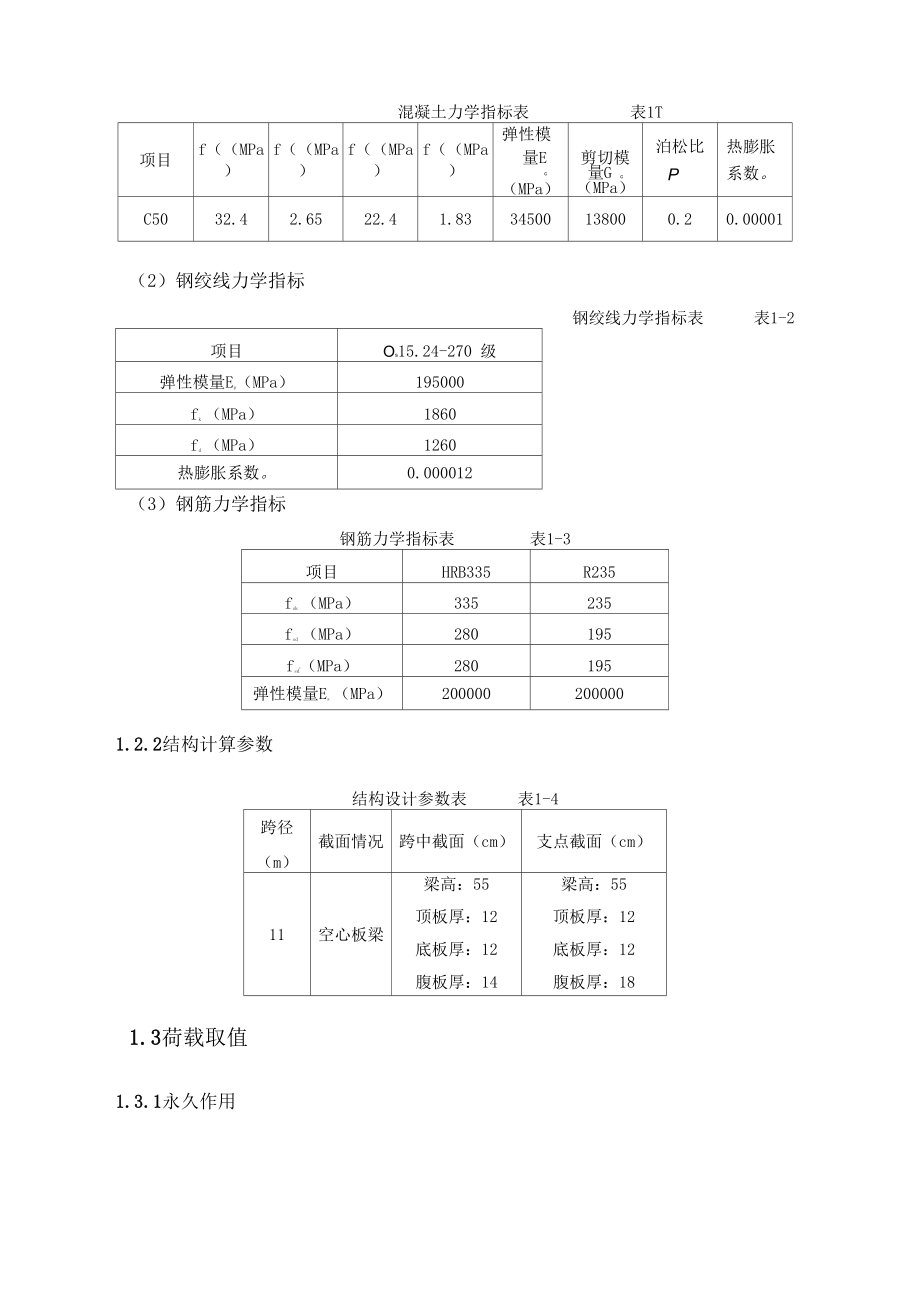 MIDAS教程11m空心板MIDAS计算书.docx_第2页