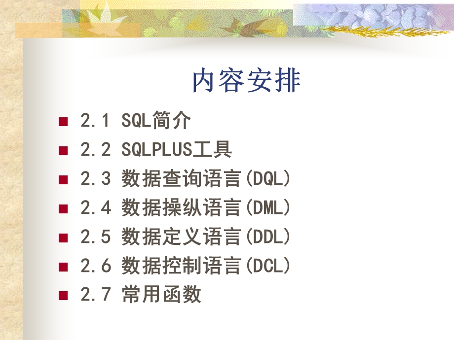 【教学课件】第二讲SQL语言基础.ppt_第2页