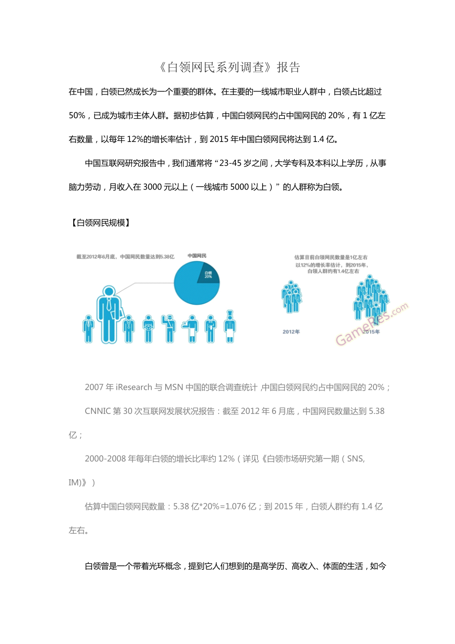 白领网民系列调查报告.doc_第1页