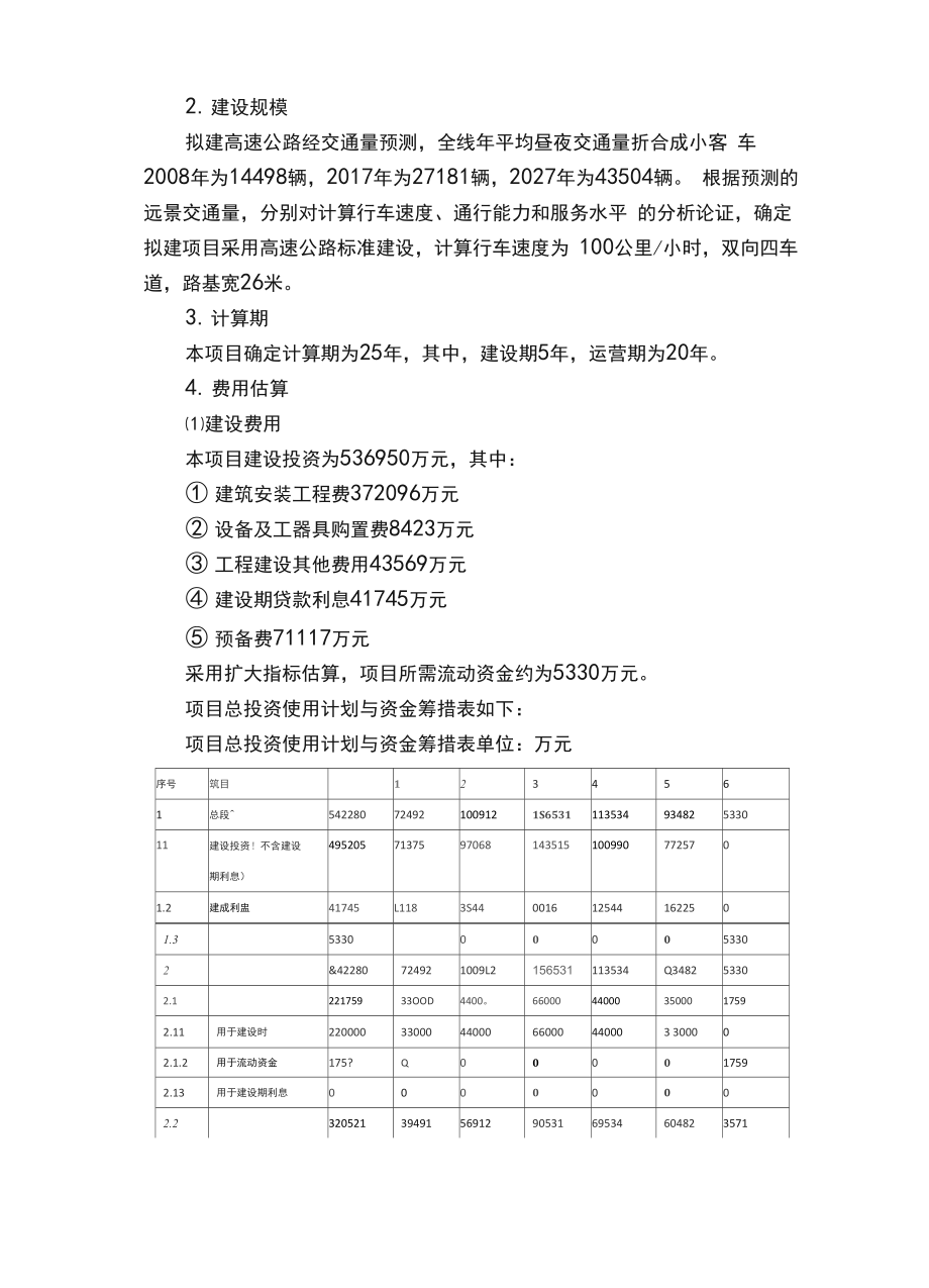 2020年（财务分析）案例分析公路建设项目财务分析.docx_第2页