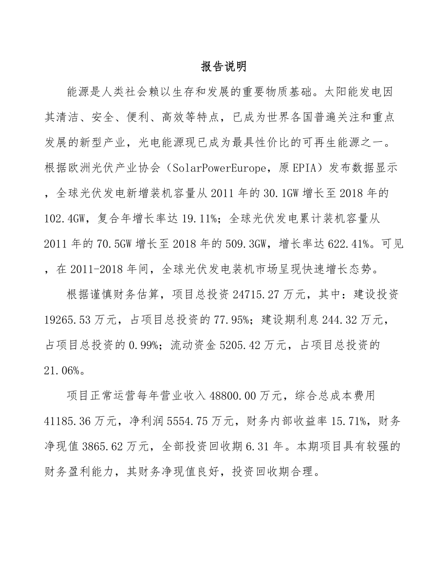 厦门光伏焊带项目可行性研究报告.docx_第1页