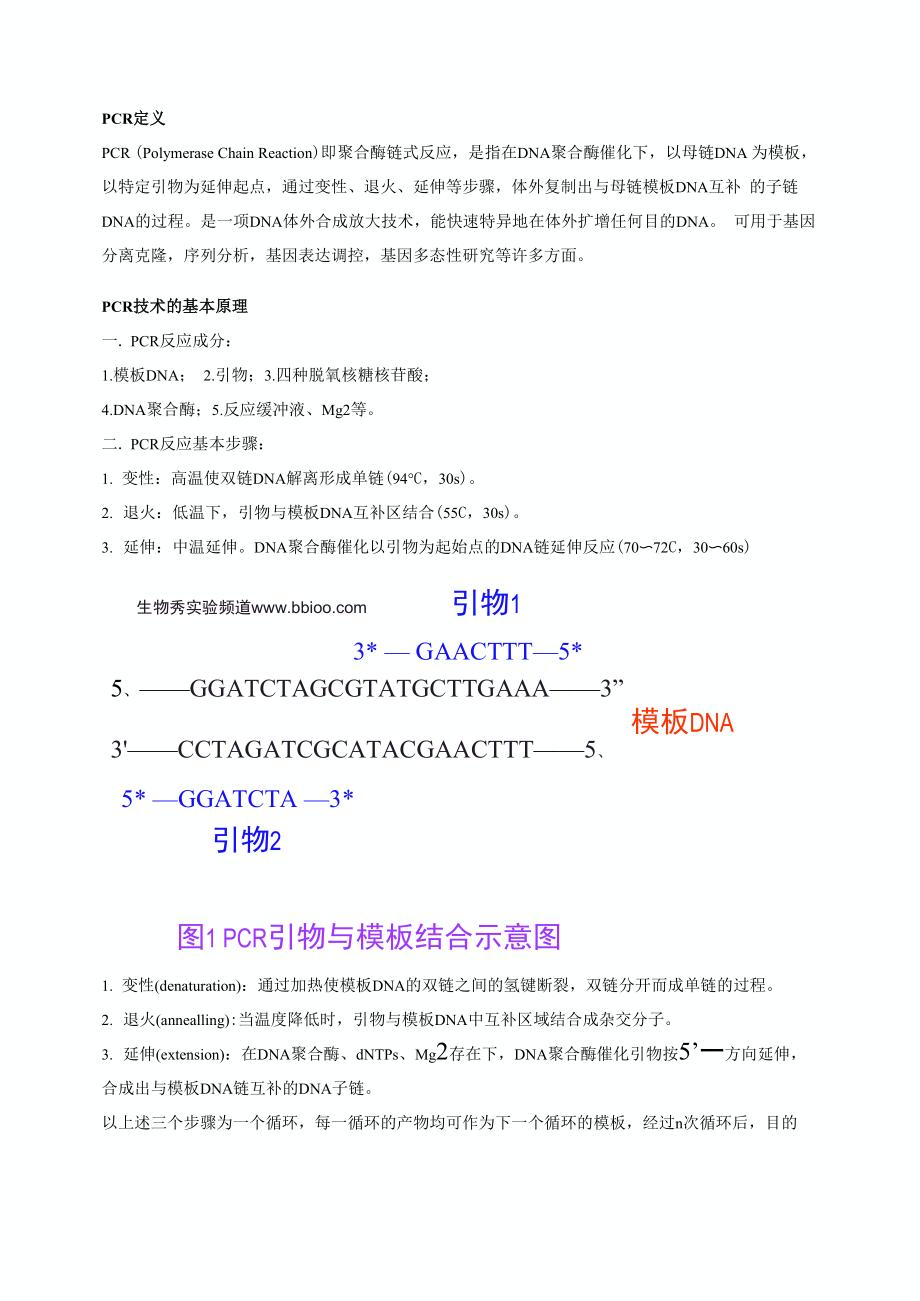 PCR技术的原理与方法.docx_第1页