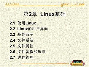 【教学课件】第2章Linux基础.ppt