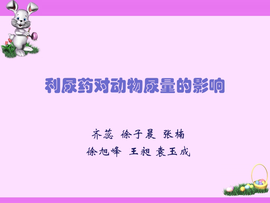 利尿药对动物尿量的影响 03.ppt_第1页