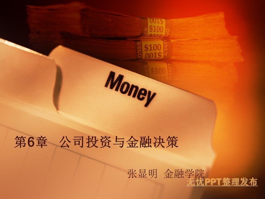 公司投资与金融决策.ppt_第1页