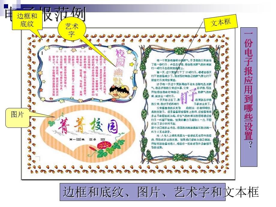 小学信息技术制作电子板报.ppt_第3页