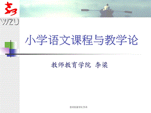 小学语文课程与教学论.识字、写字教学.ppt