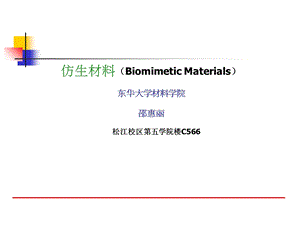 仿生材料PPT课件.ppt