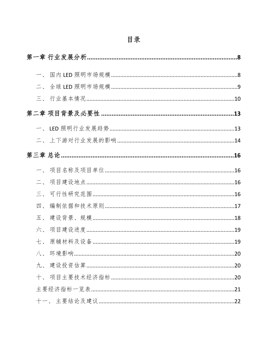 合肥LED照明产品项目可行性研究报告.docx_第2页