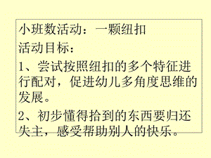 小班数学一颗纽扣PPT.ppt